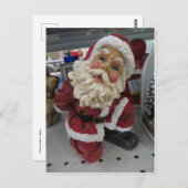 Kneeling Santa Postkarte (Vorne/Hinten)