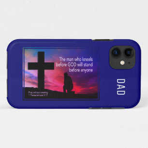 KNEELN FÜR Monogramm VOR GOD Christlich Case-Mate iPhone Hülle