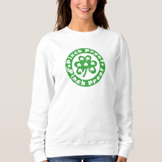 Kneif geschützt St. Patrick's Day Sweatshirt (Vorderseite)