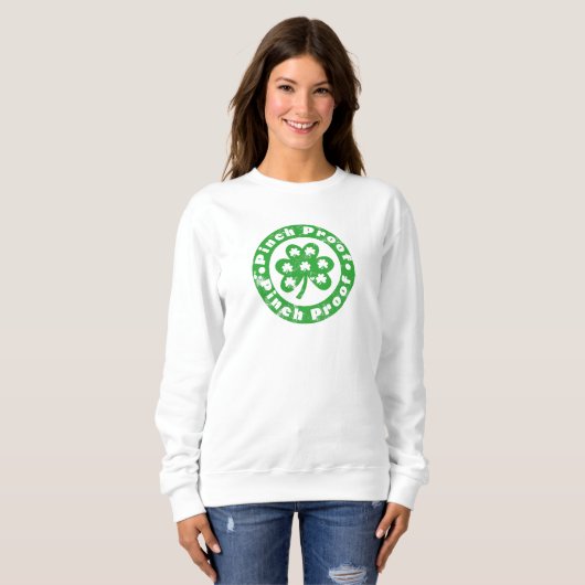 Kneif geschützt St. Patrick's Day Sweatshirt (Vorne ganz)