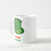 Kneif Mich, Ich Bin Irisch Klassischer Becher Kaffeetasse (Vorderseite Links)