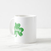 Kneifschutz St. Patrick's Day Kaffeetasse (Vorderseite Links)