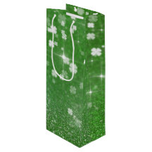 Kneipe Twinkle Glitzer Clover - Weinbeutel