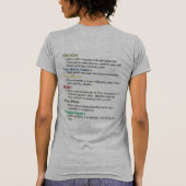 Kneipentourt-shirt Entwurf T-Shirt (Rückseite)