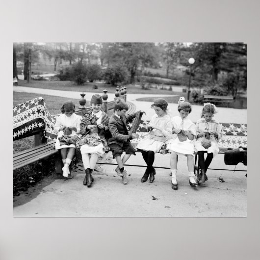 Knetbiene, Anfang des 19. Jahrhunderts Poster (Vorne)