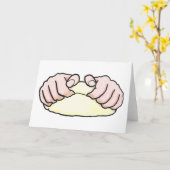 Kneten Karte (Gelbe Blume)