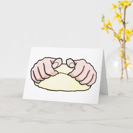 Kneten Karte (Gelbe Blume)