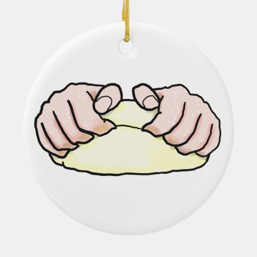 Kneten Keramik Ornament (Hinten)