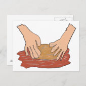 Kneten Postkarte (Vorne/Hinten)