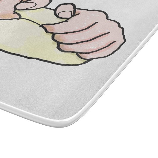 Kneten Schneidebrett (Ecke)