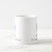 Knetend Shh! Ich zähle Nähte mit lustiger Tasse (Mittel)