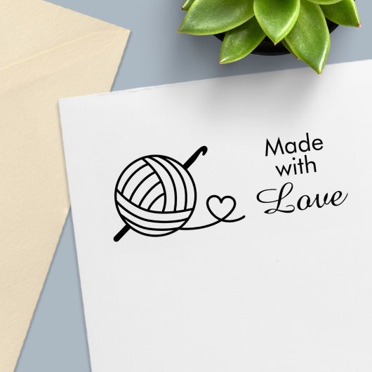 Knetgarn - aus Liebe Permastempel