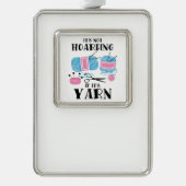 Knetgeschenke Rahmen-Ornament Silber (Vorderseite)