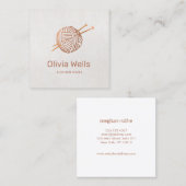 Knetkranz Quadratische Visitenkarte (Vorne/Hinten)