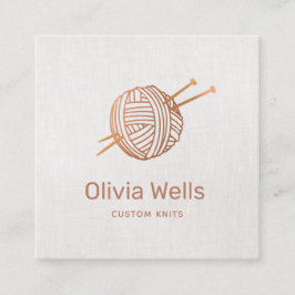 Knetkranz Quadratische Visitenkarte