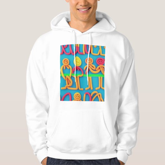Knetmasse Hoodie (Vorderseite)