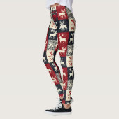 Knetmuster Weihnachtsmuster | Rustikal Leggings (Links)