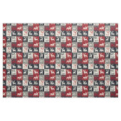 Knetmuster Weihnachtsmuster | Rustikal Stoff (Fat Quarter (45,7 x 55,9 cm))