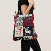 Knetmuster Weihnachtsmuster | Rustikal Tasche (Von Nahem)