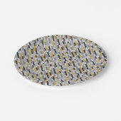 Knette Melange. Pappteller (Schrägansicht)