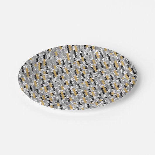 Knette Melange. Pappteller (Schrägansicht)