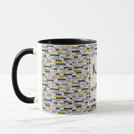 Knette Melange. Tasse (Links)