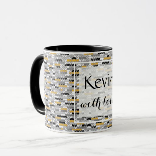 Knette Melange. Tasse (Vorderseite Links)