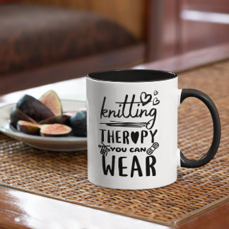 Knettherapie Sie können lustige Mug tragen Tasse