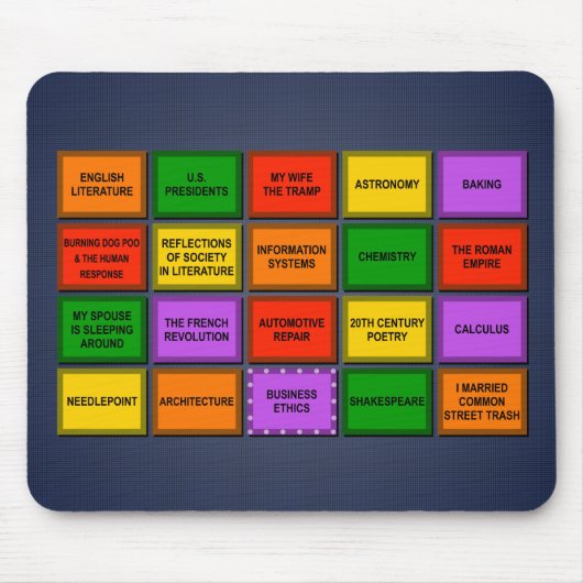 Knibb hoher akademischer Decathlon '95 Mousepad (Vorne)