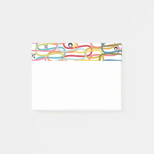Knickbrille Post-it Klebezettel