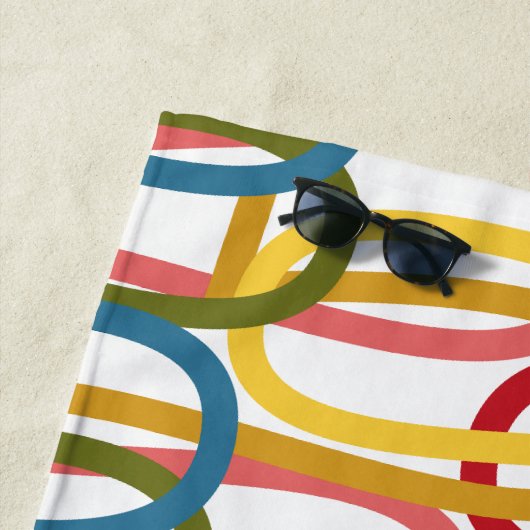 Knickbrille Strandtuch (Beispiel)