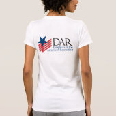 Knickerbocker blaues und weißes Logo T-Shirt (Rückseite)