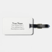 Knickerbocker Gepäckmarke Gepäckanhänger (Rückseite horizontal)