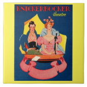 Knickerbocker Theaterkartenabdeckung der 20er Jahr Fliese (Vorderseite)