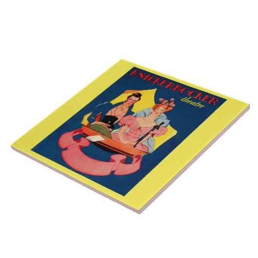 Knickerbocker Theaterkartenabdeckung der 20er Jahr Fliese (Seite)