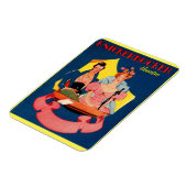 Knickerbocker Theaterkartenabdeckung der 20er Jahr Magnet (Linke Seite)