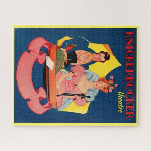 Knickerbocker Theaterkartenabdeckung der 20er Jahr Puzzle (Horizontal)