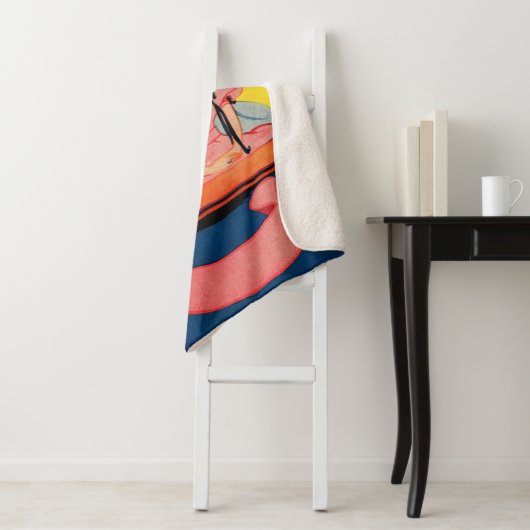 Knickerbocker Theaterkartenabdeckung der 20er Jahr Sherpadecke (Beispiel)