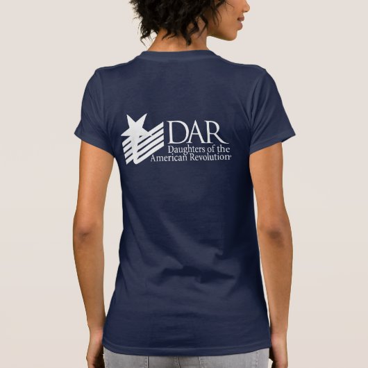 Knickerbocker weißes und blaues Logo T-Shirt (Rückseite)