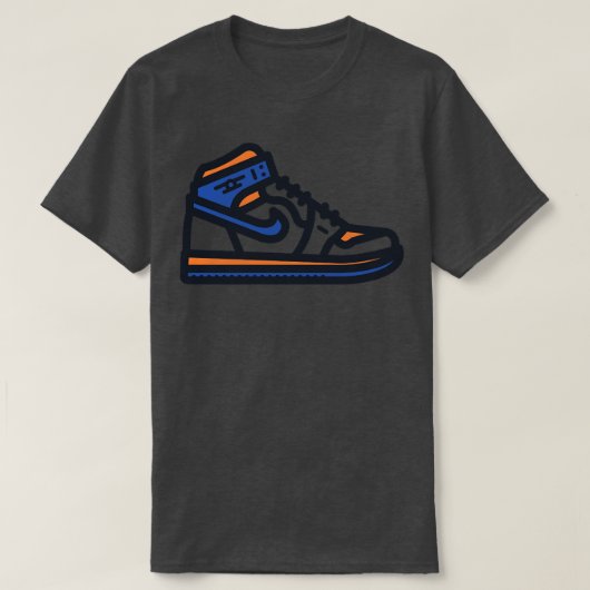 Knicks Basketball Sneakers T-Shirt (Design vorne)