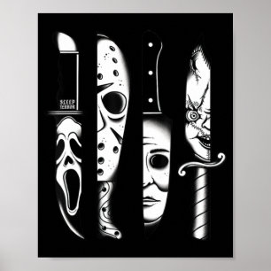 Knicks Horror Film Freitag Halloween Horror Goth E Poster