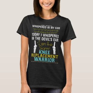 Knie-Ersatz-Erholung Acl Operation Warrio T-Shirt