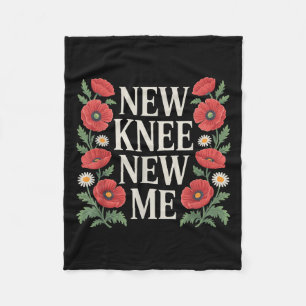 Knie-Ersatz-Erholung Knie Operation Erholung Fleecedecke