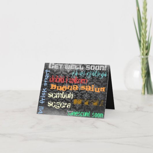 Knie-Ersatz: Karte (Rückseite)