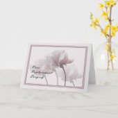 Knie-Ersatz-Operation Brunnen-Karte, Rose Karte (Gelbe Blume)