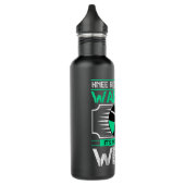 Knie-Ersatz-Operation erhalten Wohlgefühl Geschenk Edelstahlflasche (Links)