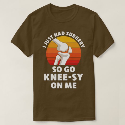 Knie-Ersatz-Operation Neue Knie-Erholung 1 T-Shirt (Design vorne)
