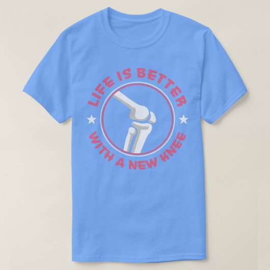 Knie-Ersatz-Operation Neue Knie-Erholung Frauen T-Shirt (Design vorne)