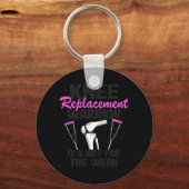 Knie-Ersatzkrieger Frauen Knie Operation Funny Schlüsselanhänger (Vorderseite)