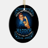 Knie-Ersatzkrieger Knie-Operation Erholung Keramik Ornament (Rechts)